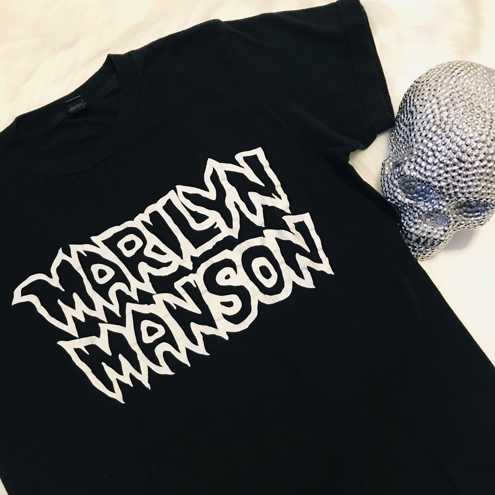 Marilyn Manson graphic band tee